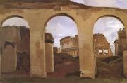 Jean Baptiste Camille  Corot The Colosseum Seen through the Arcades of the Basilica of Constantine (mk05) oil painting picture wholesale